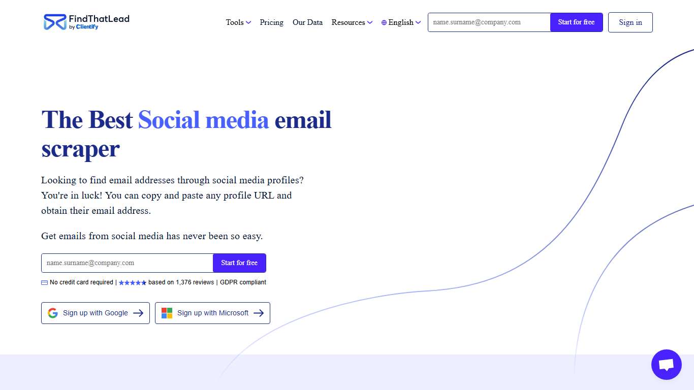 Get Phones and Emails from Social Media Profiles - FindThatLead